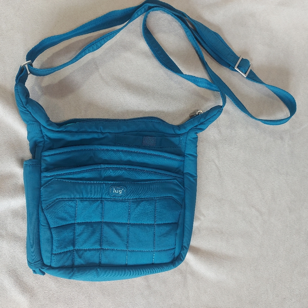 Lug Flutter blue mini cross body bag